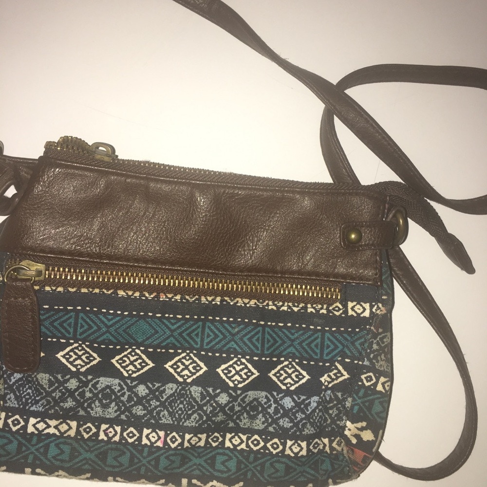 Pretty multicolor crossbody purse